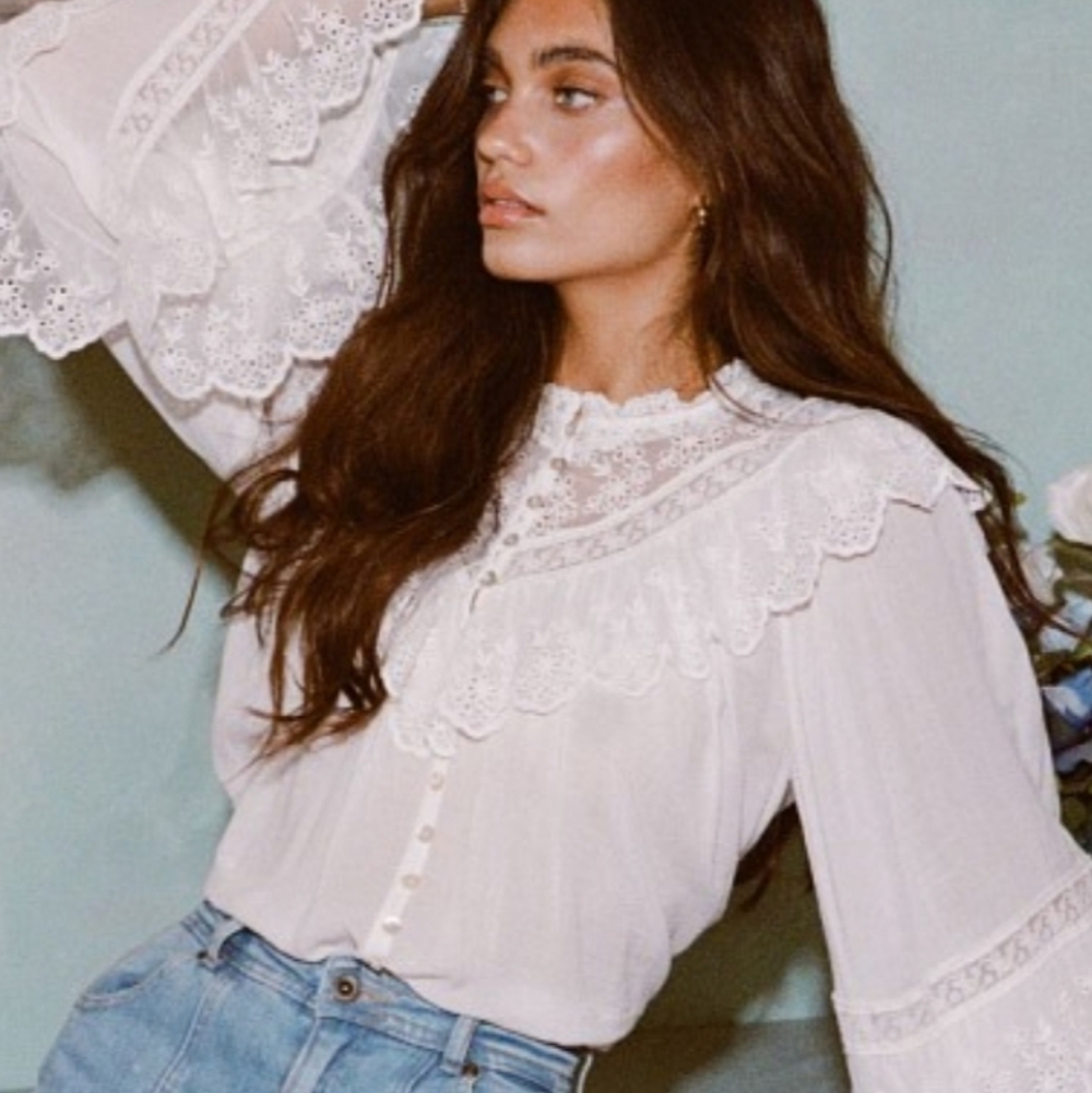 NWT Spell Ella Blouse Size Small